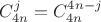 $C_{4n}^j=C_{4n}^{4n-j}$