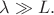 $\lambda\gg L.$