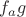 $f_ag$