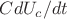 $C dU_c/dt$