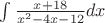 $\int\frac {x+18} {x^2-4x-12}dx$