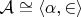 $\mathcal{A} \cong \langle \alpha, \in \rangle$