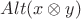$Alt(x\otimes y)$