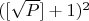 $([\sqrt P]+1)^2$