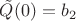 $\tilde Q(0)=b_2$