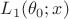 $L_1(\theta_0; x)$