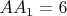 $AA_1=6$