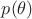 $p(\theta)$