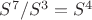$S^7/S^3=S^4$