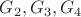 $G_2, G_3, G_4$
