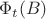 $\Phi_t(B)$