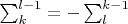 $\sum_{k}^{l-1}=-\sum_{l}^{k-1}$