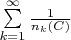 $\sum\limits_{k=1}^{\infty} \frac{1}{n_k(C)}$
