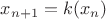 $x_{n+1}=k(x_n)$