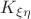 $K_{\xi\eta}$
