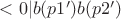 $<0|b(p1')b(p2')$