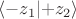 $\langle-z_1\lvert+z_2\rangle$ $\langle-z_1\lvert+z_2\rangle$