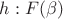 $h:F(\beta)$