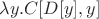 $\lambda y.C[D[y],y]$