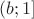 $(b;1]$