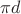 $\pi d$