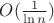 $O(\frac{1}{\ln n})$