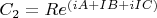 $C_2=Re^{(iA+IB+iIC)}$