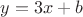 $y=3x+b$