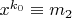 $x^{k_0}\equiv m_2$