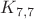 $K_{7, 7}$