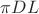 $\pi DL