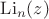 $\operatorname{Li}_n(z)$