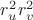 $r_u^2r_v^2$