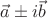$\vec a\pm i\vec b$