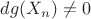 $dg(X_n)\ne 0$