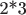 2*3 2*3