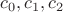 $\[{c_0},{c_1},{c_2}\]$