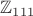 $\mathbb{Z}_{111}$