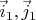 $\vec i_1,\vec j_1$
