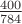$\frac{400}{784}$ $\frac{400}{784}$