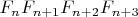 $F_{n}F_{n+1}F_{n+2}F_{n+3}$