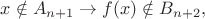 $x \notin A_{n + 1} \rightarrow f(x) \notin B_{n + 2},$