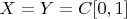 $X=Y=C[0,1]$