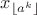$x_{\lfloor a^k\rfloor}$