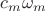 $c_m \omega_m$