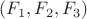 $(F_1,F_2,F_3)$