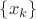 $\left\lbrace x_k\right\rbrace$