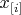 $x_{[i]}$