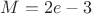$M=2e-3$