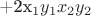 +2x_1 y_1 x_2 y_2